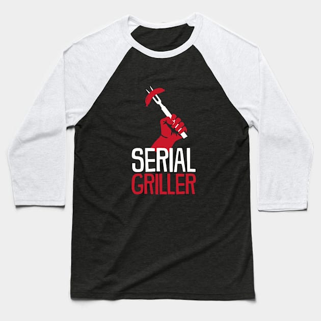 BBQ Serial Griller Baseball T-Shirt by Ramateeshop